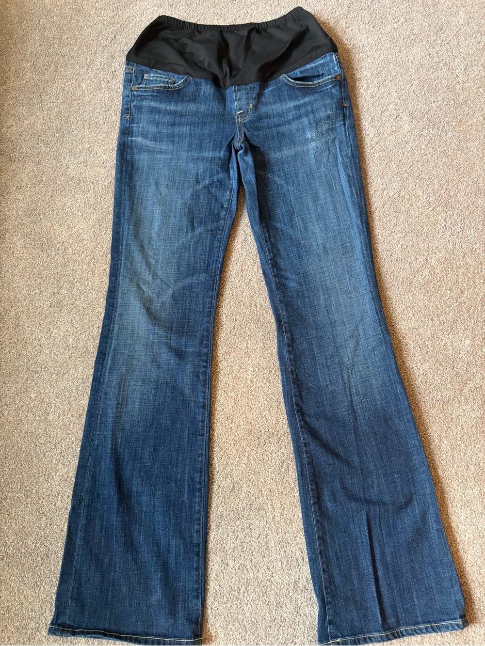 Citizens Of Humanity Designer Maternity Dark Wash Jerome Bootcut Jeans Size 30
